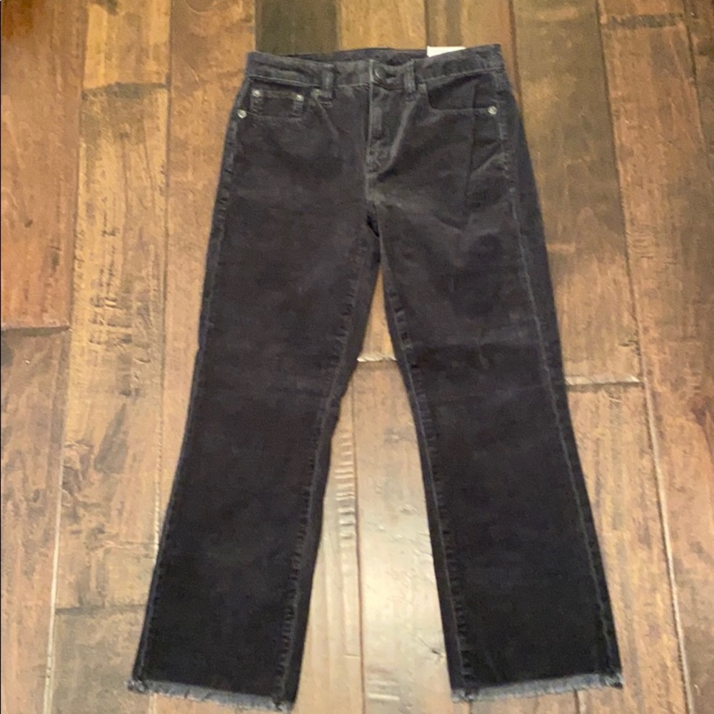 American Eagle Crop Flare Corduroy